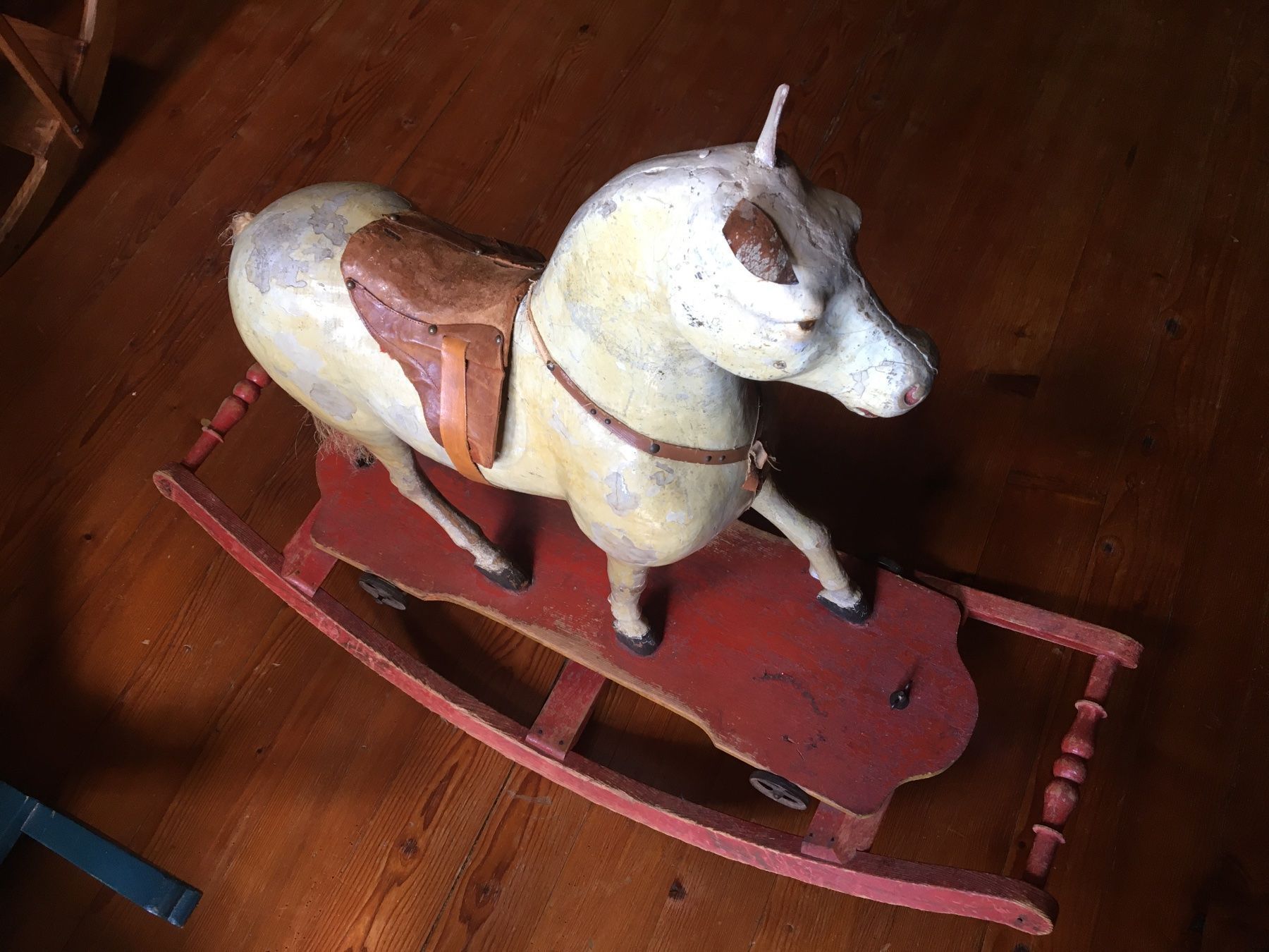 Sculture & Statue: Antikes Pferd aus Pappmaché – Usato da Appenzell venduto da azeller1 2