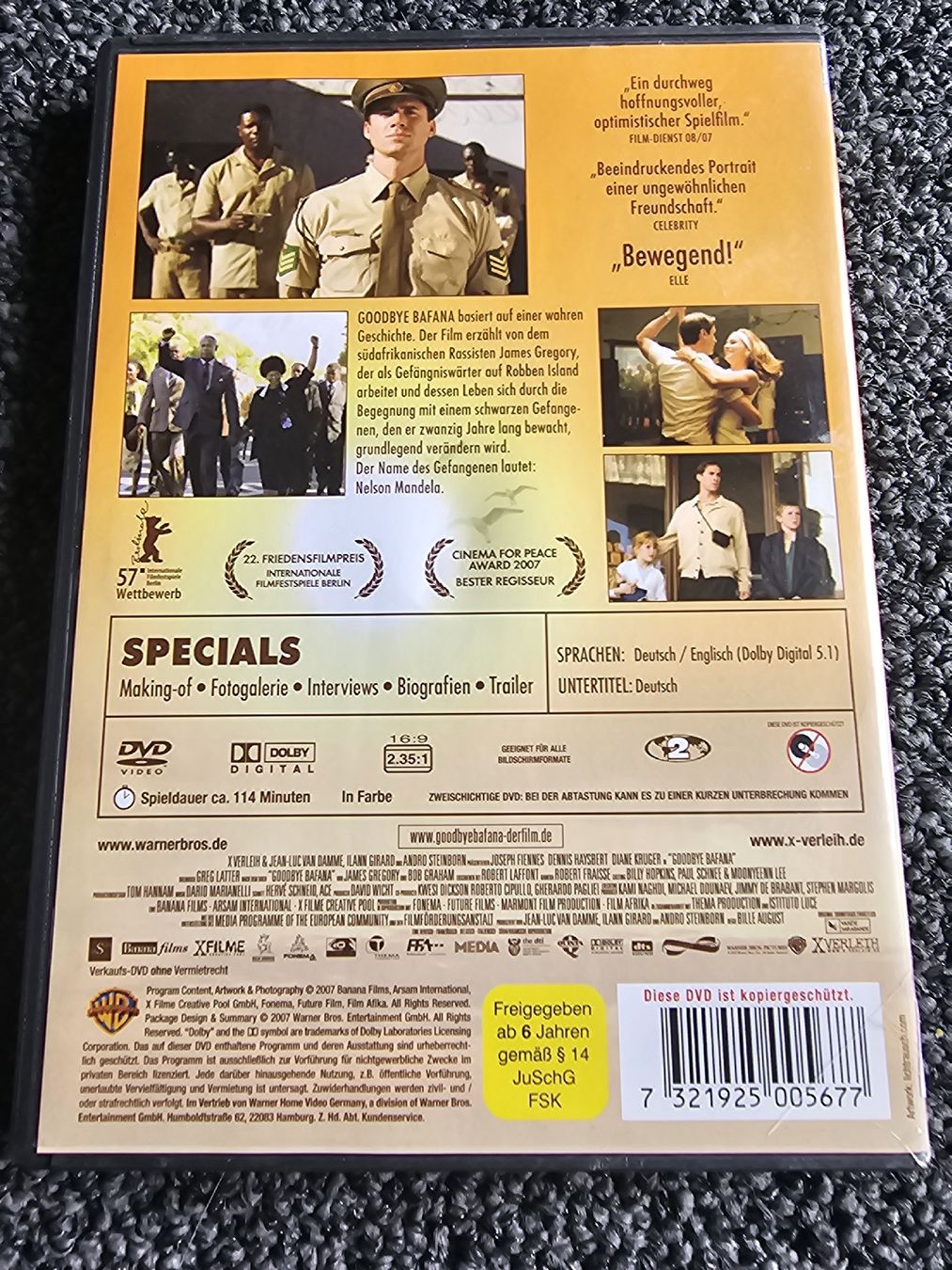 Alle DVDs: DVD Goodbye Bafana(23089) – Gebraucht aus Ruswil von jan_bxl5 1