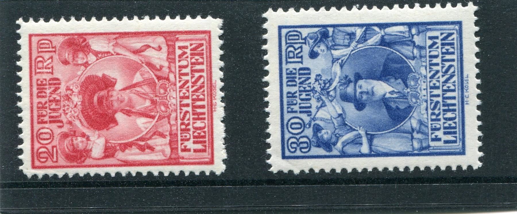 Tutti i francobolli: FL 1932 Nr. W 12/13 ungebraucht – Usato da Winterthur venduto da Kyoung