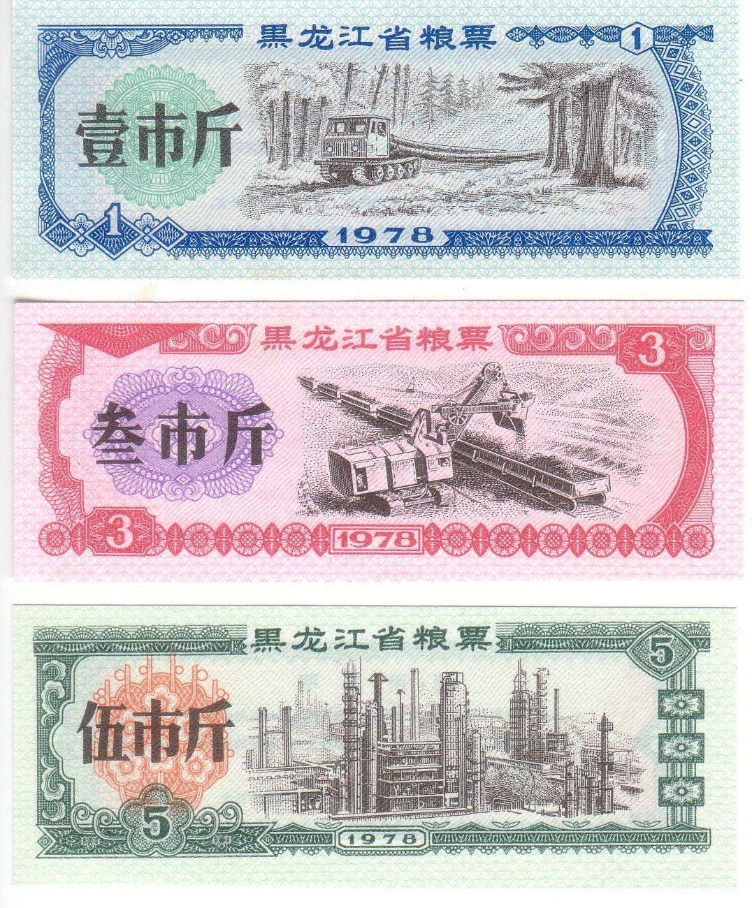Banconote: China - Heilongjiang  Lebensmittelgeld – Nuovo (secondo la descrizione) da Nürensdorf venduto da Wini56