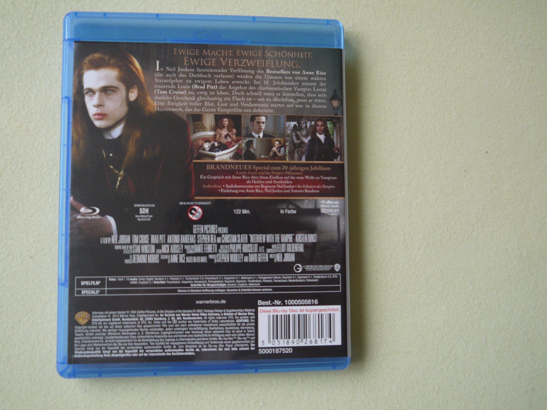 Tutti i DVDs: Interview mit einem Vampir - Tom Cruise/Brad Pitt – Usato da Hagendorn venduto da Blaf 1