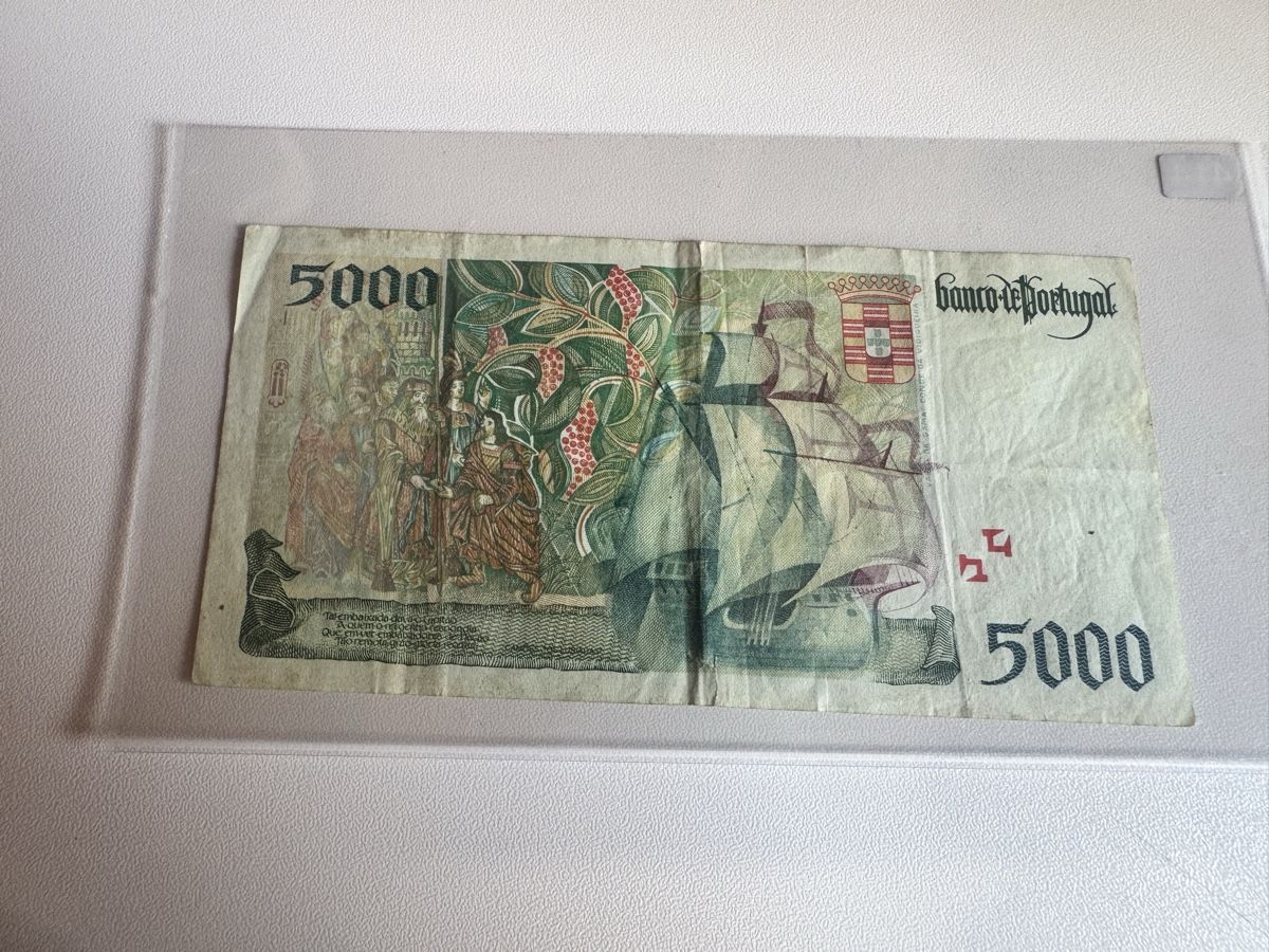 Billets de banque: 5000 escudos  , Portugal 1995 – D'occasion à Ilanz par tai_q2yd 1
