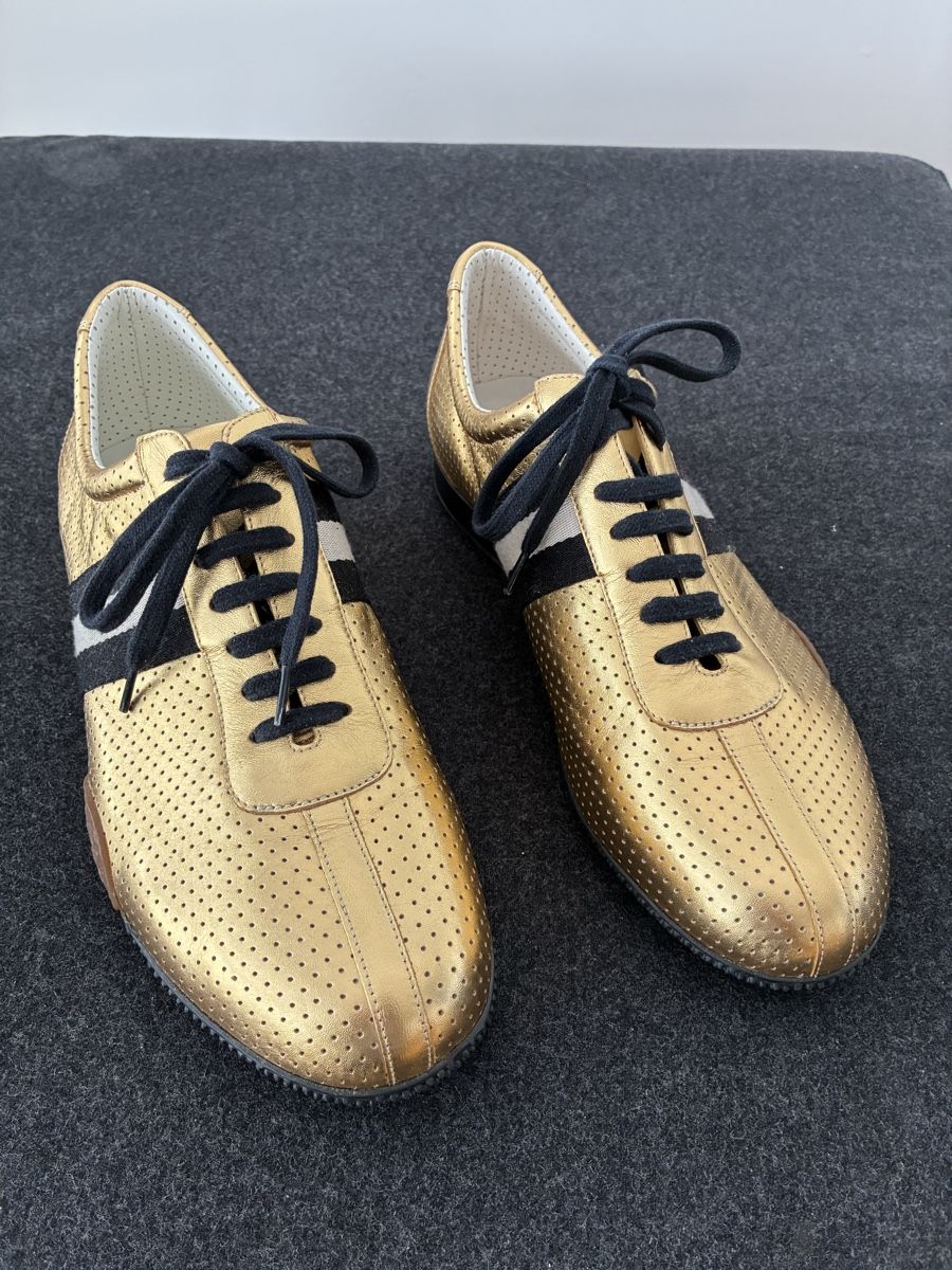 Bally Scarpe da uomo: Bally Sneaker Gold Grösse 42 – Nuovo (secondo la descrizione) da Zürich venduto da Spacenight1 1