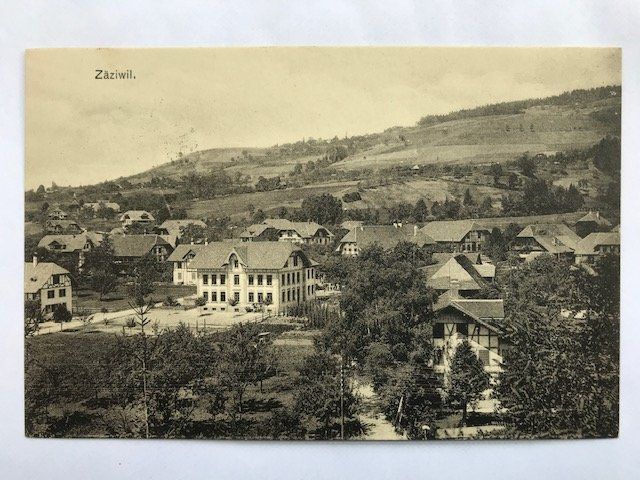 Ansichtskarten: Zäziwil, von 1918 – Gebraucht aus Niederscherli von Lucia16