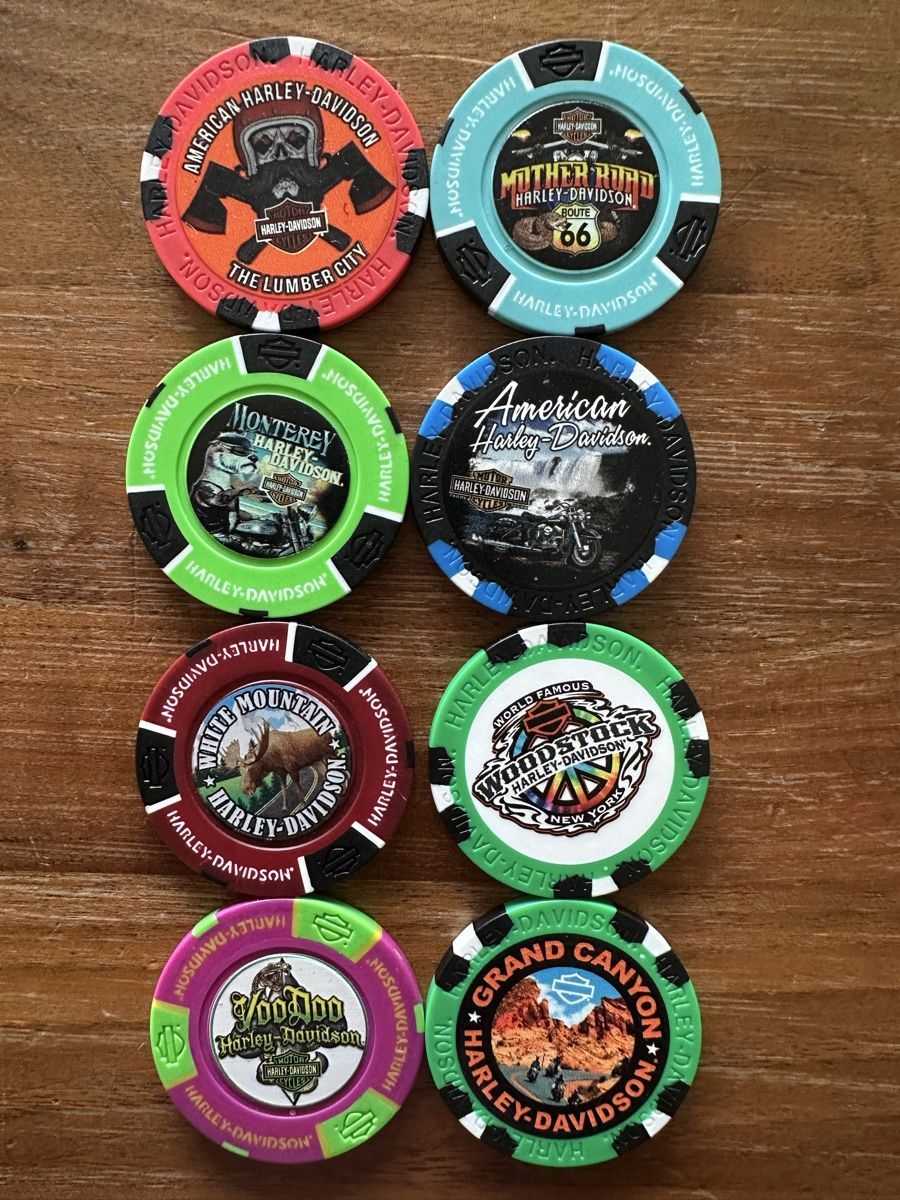 Giochi: Poker Chips Harley-Davidson USA dealer chips – Nuovo (secondo la descrizione) da Bättwil venduto da Samuel_Wyss 1