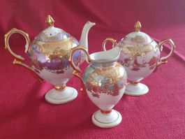 Saji Japan Vintage Porzellan Tee-Set (3-teilig) Handbemalt