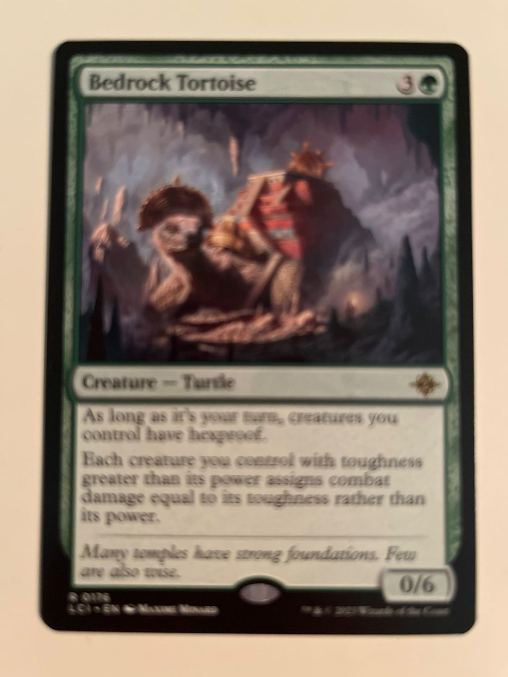 Magic The Gathering Carte collezionabili: 1 x Bedrock Tortoise - Magic: The Gathering - MtG – Usato da Kriens venduto da Shadi1980