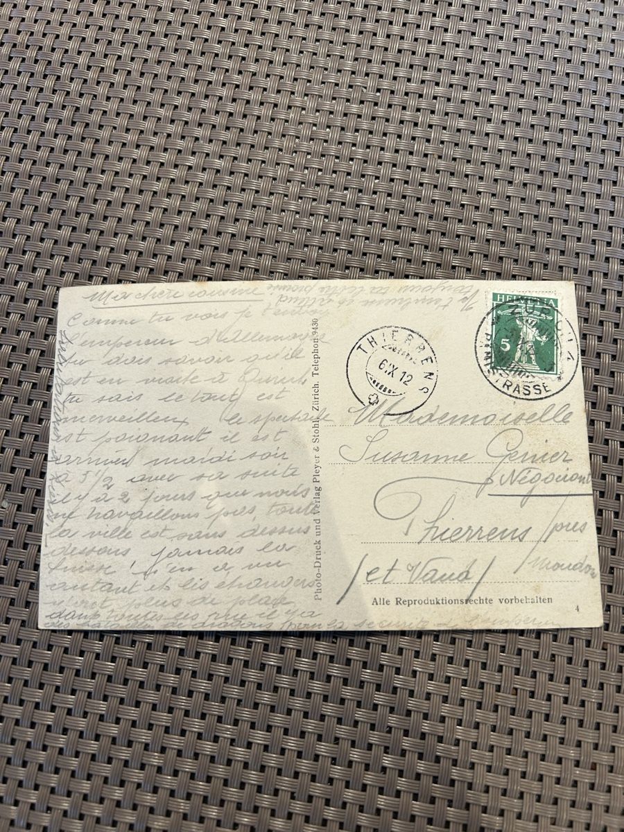 Ansichtskarten: Carte Postale Ancienne de Suisse - Collection Unique! – Gebraucht aus St-Cierges von Crisi53 1