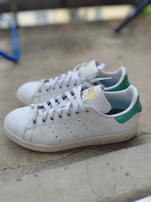Chaussures hommes: adidas Stan Smith 'Cloud White Green' – D'occasion à Winterthur par rom_6cqd 2