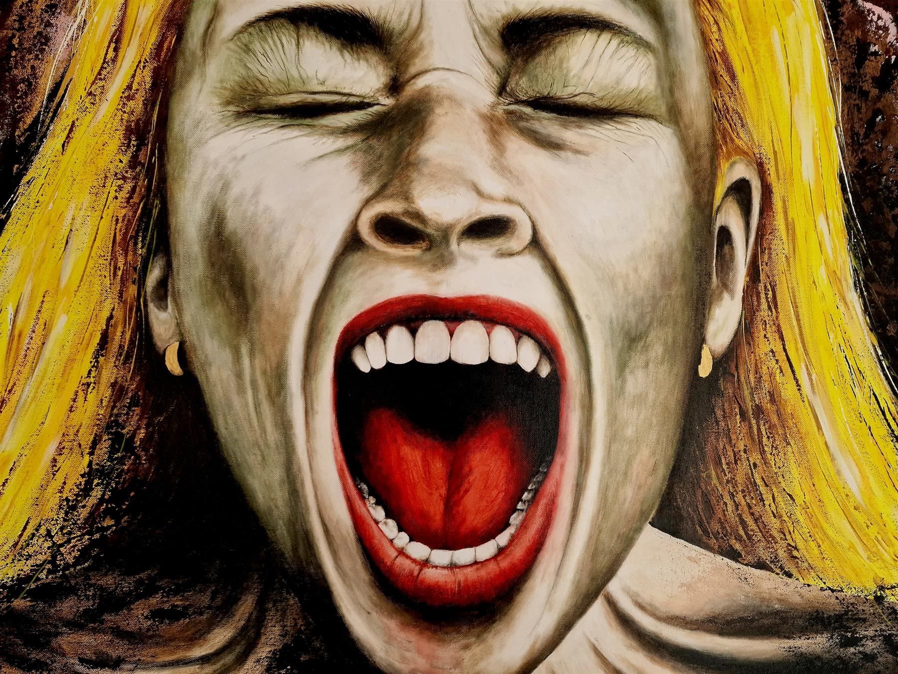 Posters & Illustrations: SCREAM -- Acrylfarben auf Leinwand – Neuf avec emballage d'origine à Neunkirch par neunkirch66 1
