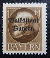 Bayern Kat. 128 I * 1919 Kat. 25 Euro sign.