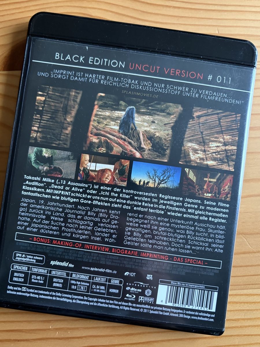 Alle DVDs: IMPRINT (2006) - Uncut! – Gebraucht aus Inkwil von RetrOhyeah_Schweiz 1