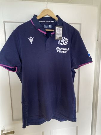Schottland Rugby Polo Shirt XL, Neu mit Etikett, Sport