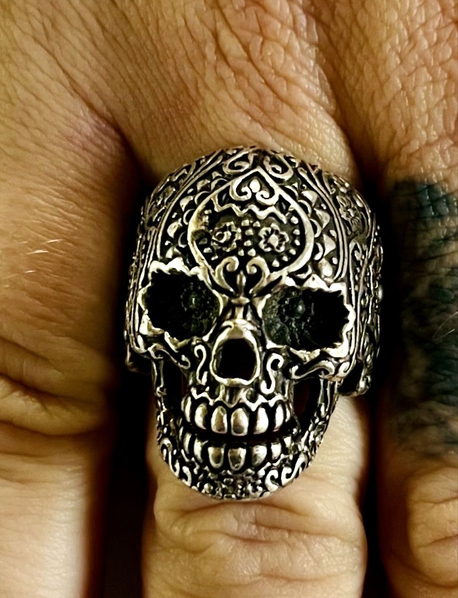 Anelli: Silberring 925er Totenkopf Ringgrösse 58 – Usato da Emmenbrücke venduto da mel_7lqf