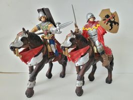 2 ritter vom Papo (wie Schleich) 2 chevaliers de Papo