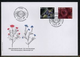 2020, FDC, Mikroskopische Kunst (Nr. 1777–1778)