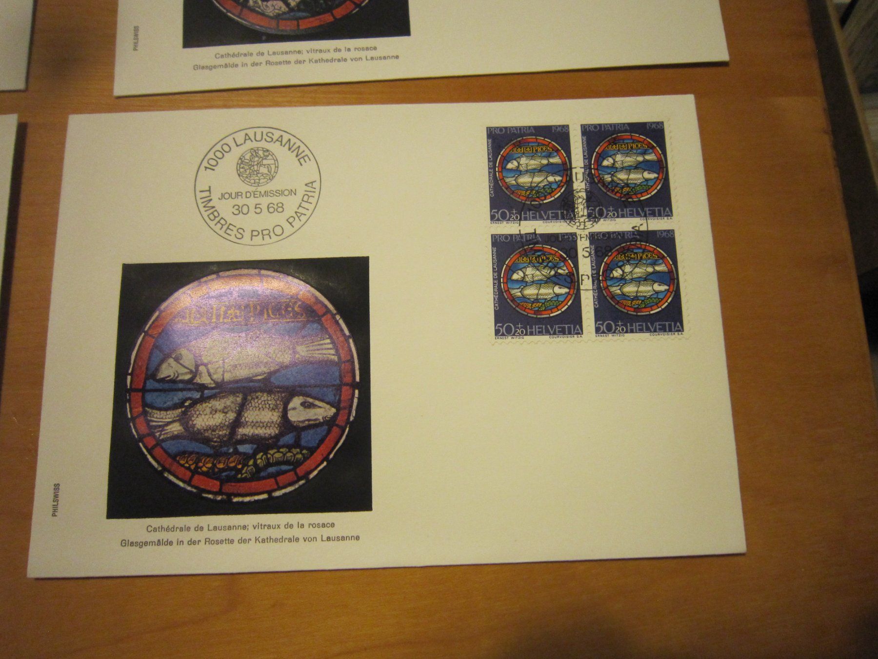 Tutti i francobolli: PP 1968 FDC Serie und 4er – Usato da Gordola venduto da Polentaefung 5