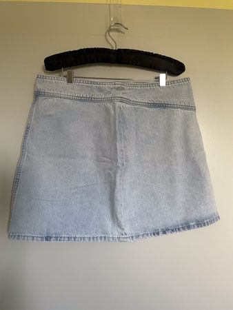 Mini-jupe en jean ZARA, Taille L neuve
