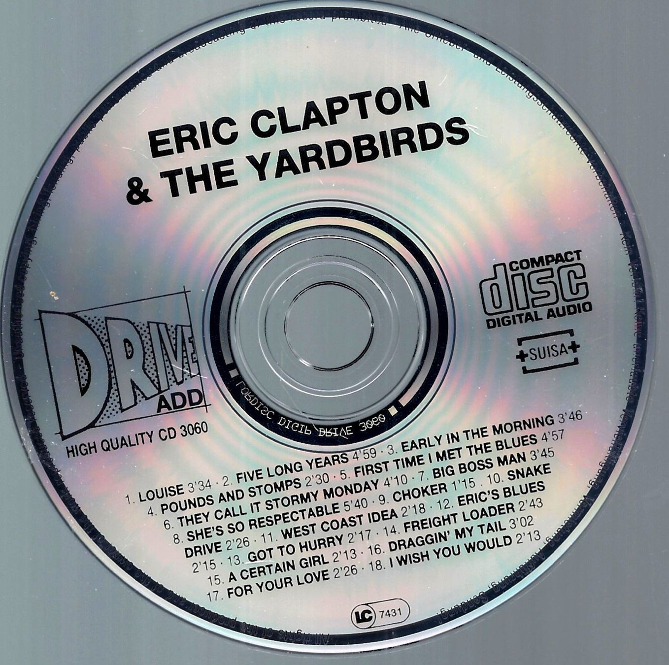 CDs: Eric Clapton & THE YARDBIRDS Psychedelic Rock Blues CD – D'occasion à Kandergrund par Sososo 2