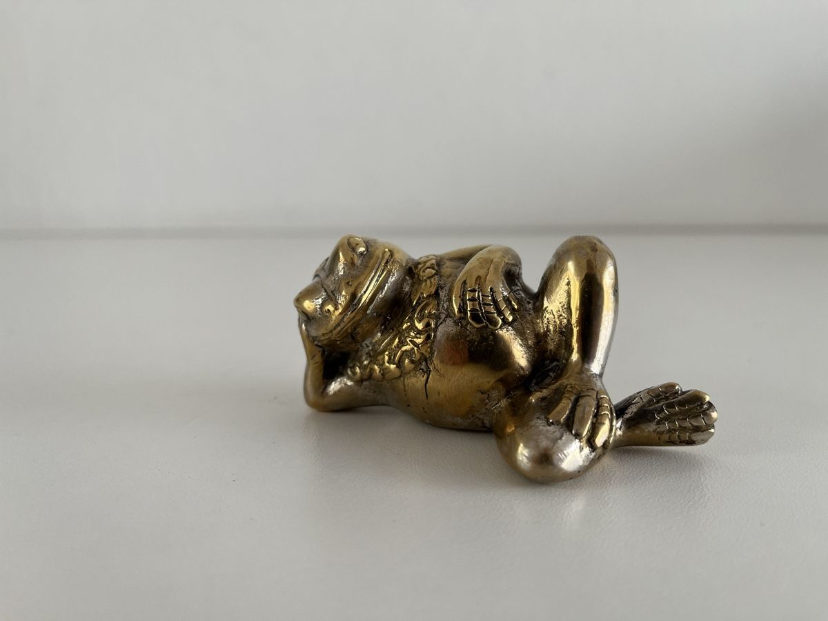Skulpturen & Statuen: Frosch aus Metall – Gebraucht aus Wetzikon ZH von seli03 8