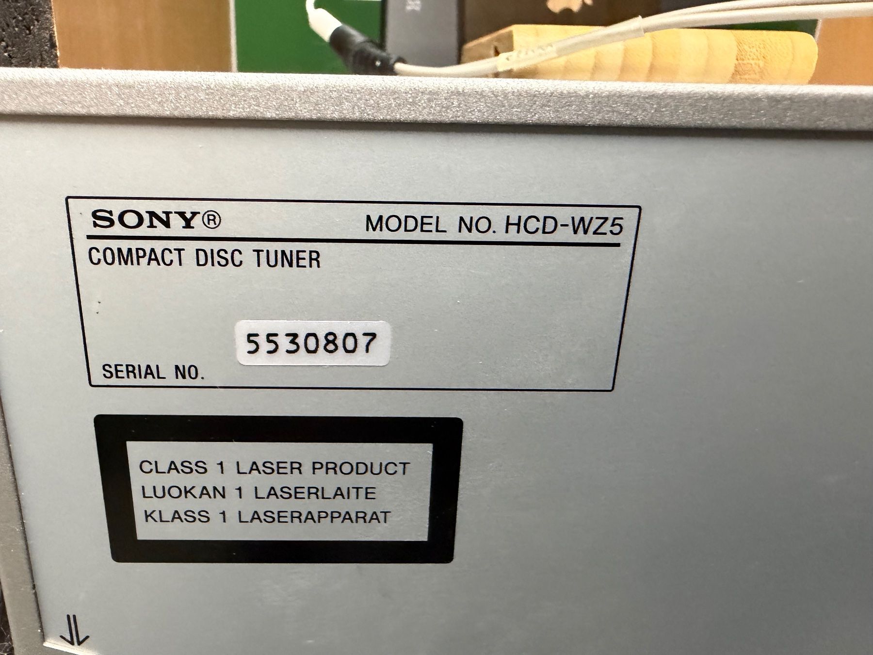 Sony Sistemi audio & multimediali: Sony MHC-W25 - Mini-Hi-Fi-Komponentensystem – Usato da Kirchberg BE venduto da pic.co 4