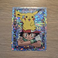 Pokémon holo vintage ash 1999 sticker