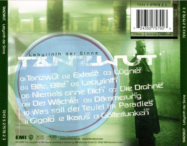 CD: Tanzwut LABYRINTH DER SINNE Medieval Heavy Metal Rock CD – Usato da Kandergrund venduto da Sososo 1