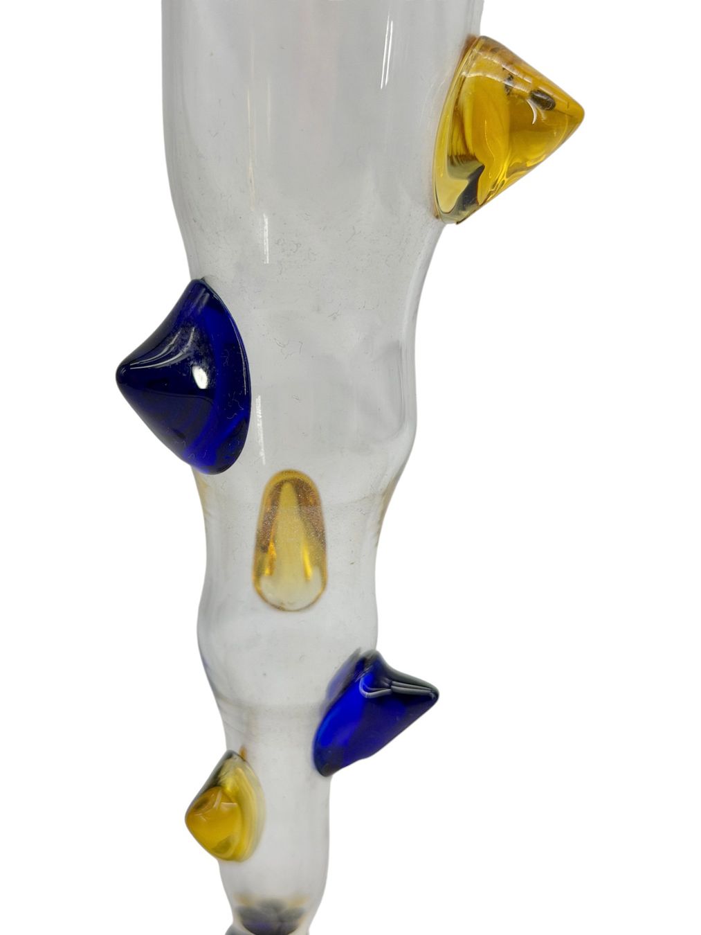 Murano Vasi & Recipienti: Vase flute verre multicolore de Murano, H 26 cm – Usato da Morges venduto da 1tiquaire 8