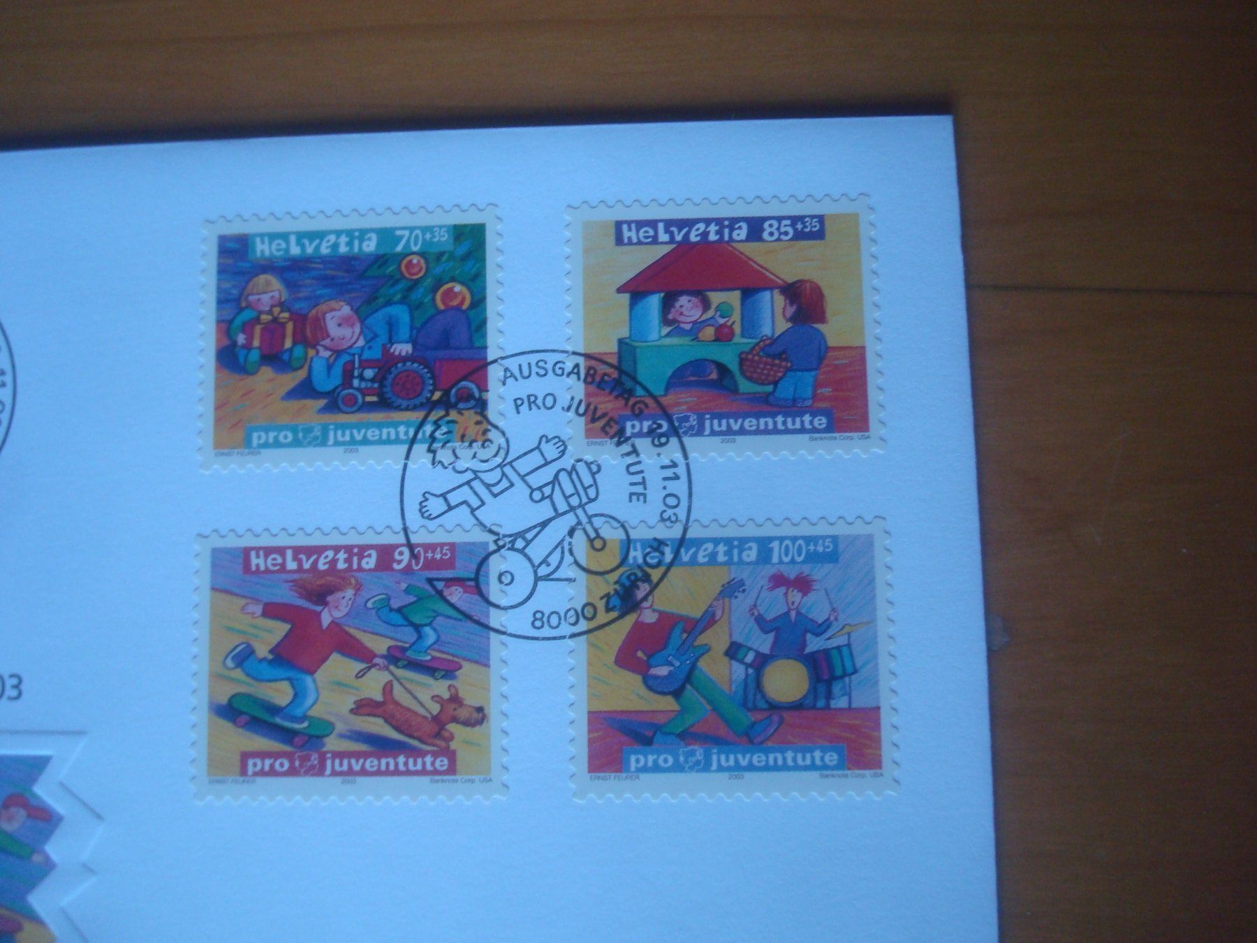 Tutti i francobolli: PJ 2003 FDC Serie‪ – Usato da Gordola venduto da Polentaefung 1
