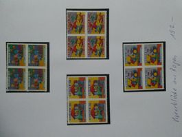 PJ 2003 postfrische Viererblöcke aus Bogen selten angeboten