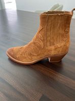 Braune Wildleder Western Boots, Grösse 36