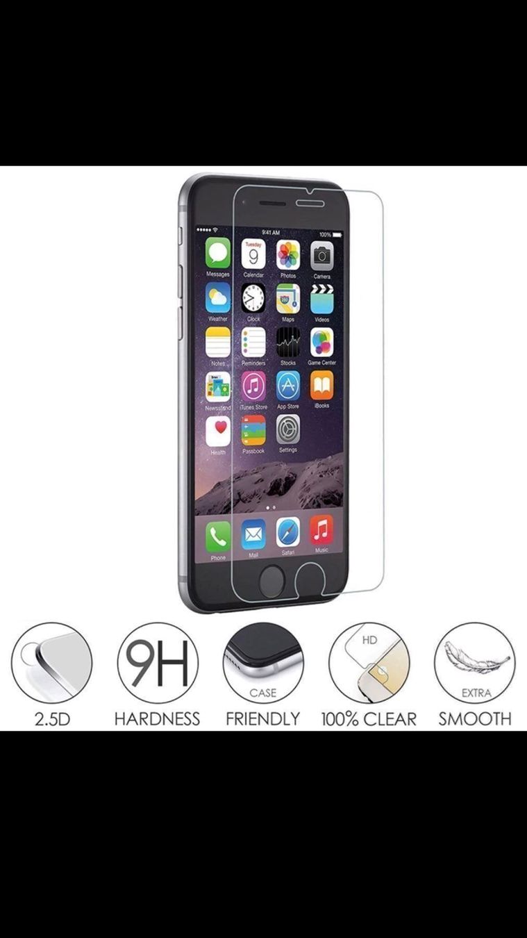 Bicchieri: 2 x Premium Iphone 8 Plus Panzerglas 9H – Nuovo e nell'imballaggio originale da Mels venduto da LocalShop 1