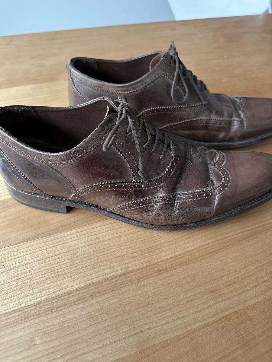 Chaussures hommes: n.d.c. Halbschuhe Herren, Gr. 43 – D'occasion à Cham par Janssen0 1