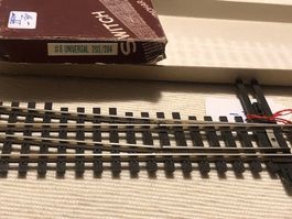Shinohara H0 Weiche 6 Universal 203/204 rechts
