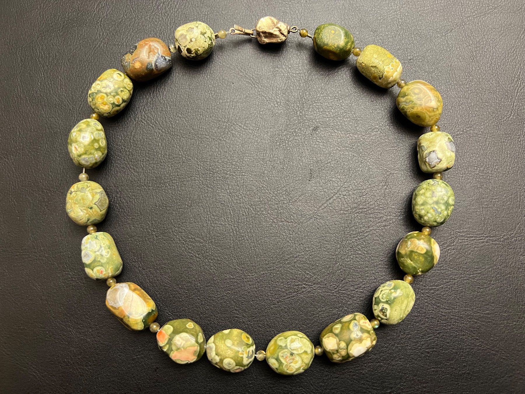Catenine: Halskette aus Malachit – Usato da Thalheim AG venduto da Cox-51 1