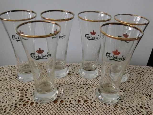 Verres: Vintage Carlsberg Biergläser 1990er – D'occasion à Emmenbrücke par Ulisse-22
