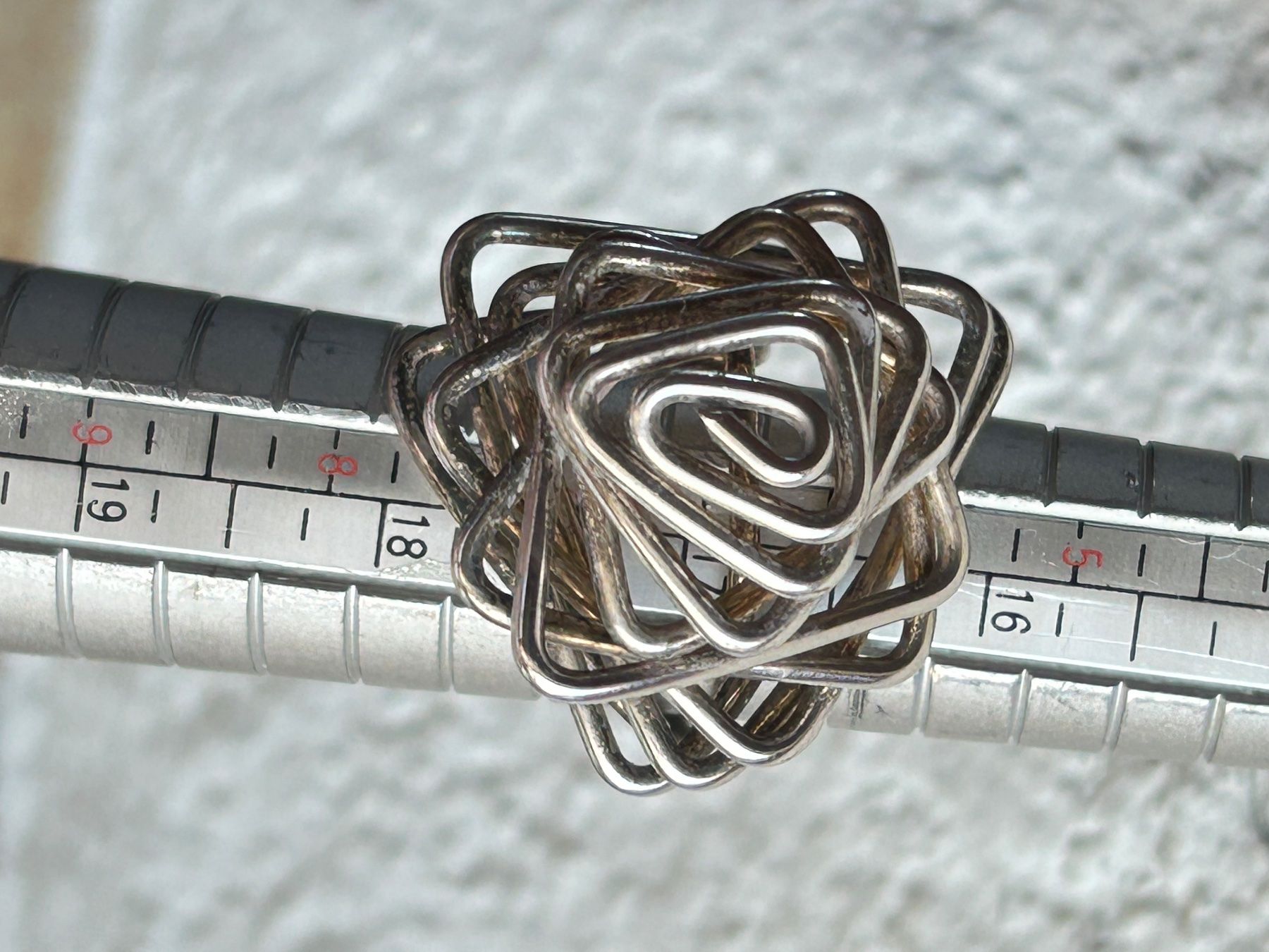 Ringe: Silberdraht Ring TRIANGEL ( Grösse 54/17) – Gebraucht aus Dittingen von Bijoubelle 7