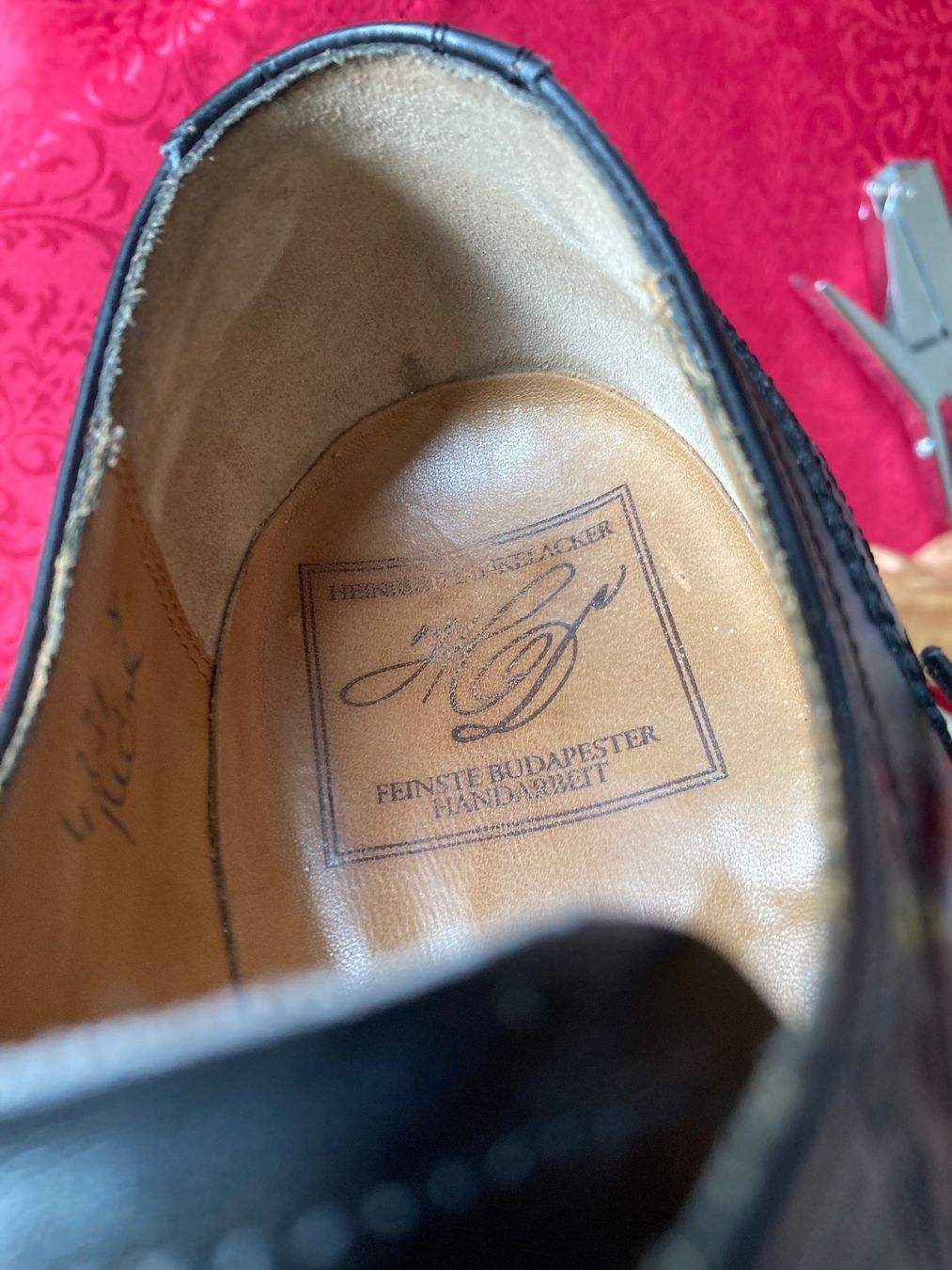 Scarpe da uomo: excl. Dinkelacker Budapester Herrenschuhe Gr 8, NP CHF 900.- – Nuovo (secondo la descrizione) da Chur venduto da Spuntz1 7