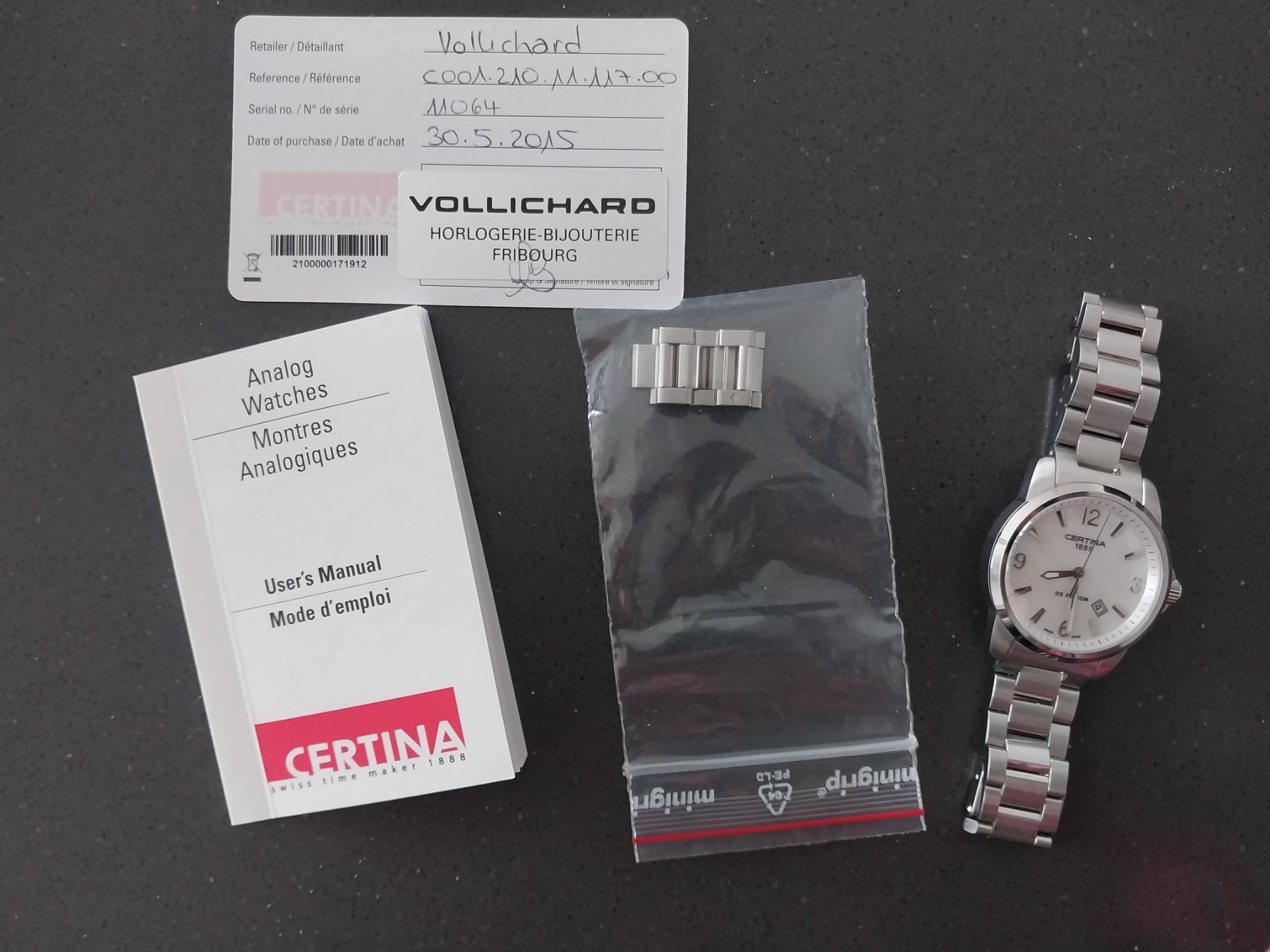 Libri: Montre Certina DS neuve – Nuovo e nell'imballaggio originale da Ependes FR venduto da vintage02 4