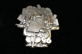 Basler Fasnachtsplakette 1996 Silber