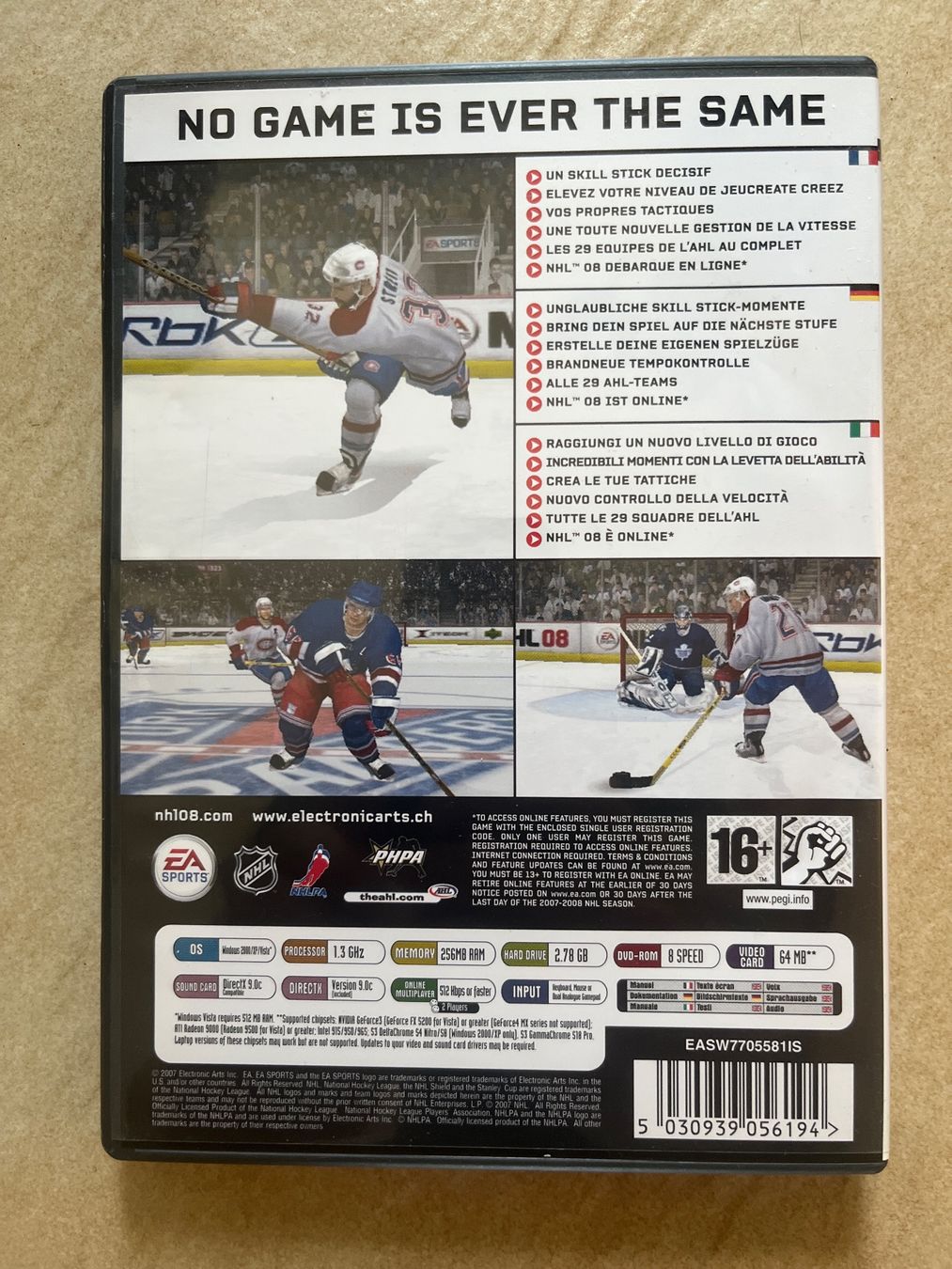 Microsoft Giochi: Jeu vidéo NHL 08 pour PC – Usato da Vernayaz venduto da Darkfrost 1