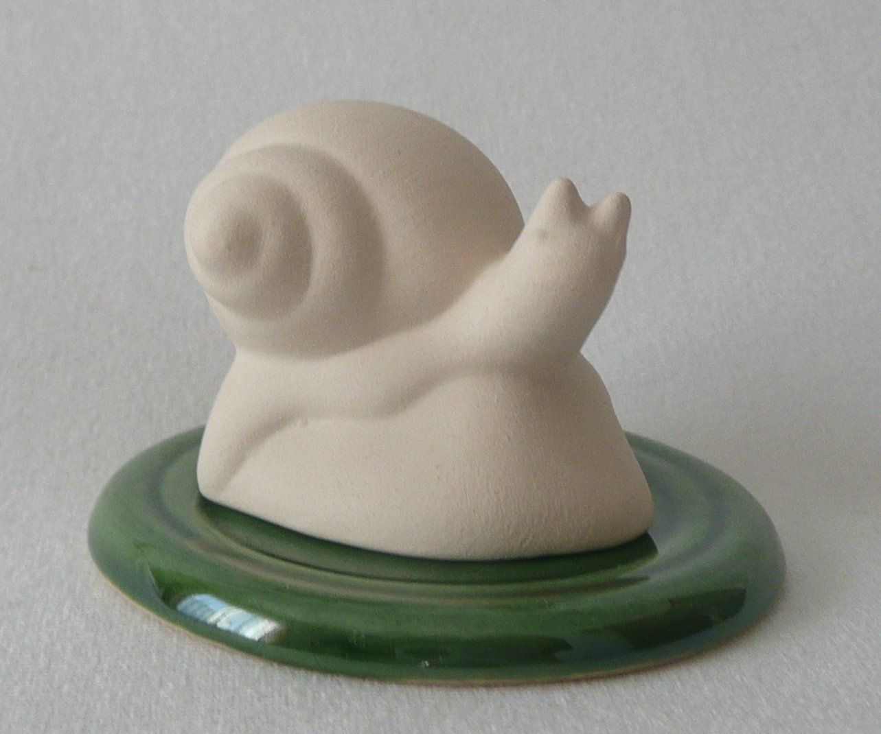 Diffusori di oli essenziali: Duftkeramik - Schnecke mit Untersetzer grün – Nuovo e nell'imballaggio originale da Mauren venduto da Yeelen 2