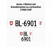 BL Kontrollschild-AUTO & MOTORRAD-Nummer