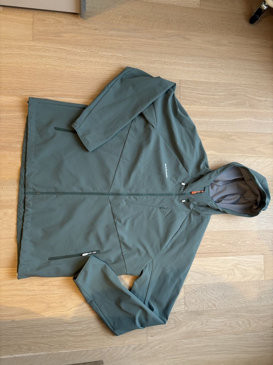 Mammut Giacche: Softshell Jacke Mammut XXL seegrün hell – Usato da Gwatt (Thun) venduto da Bioethanol01
