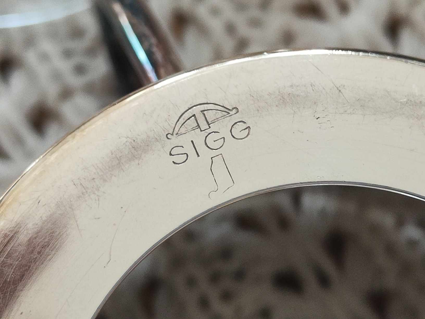 Sigg Bicchieri: versilbertes?  SIGG Tee Gläser-Set mit Tablett, Swiss Design – Usato da Gossau SG venduto da mog_2q7f 2