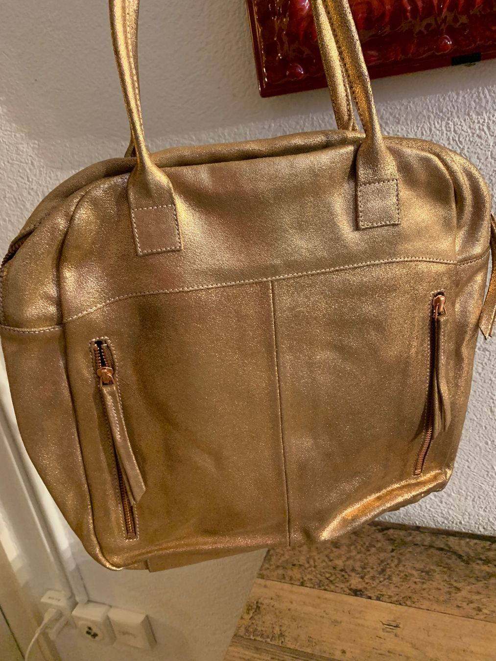 Taschen für Damen: Kunstleder Tasche – Gebraucht aus Zürich von Lieneli