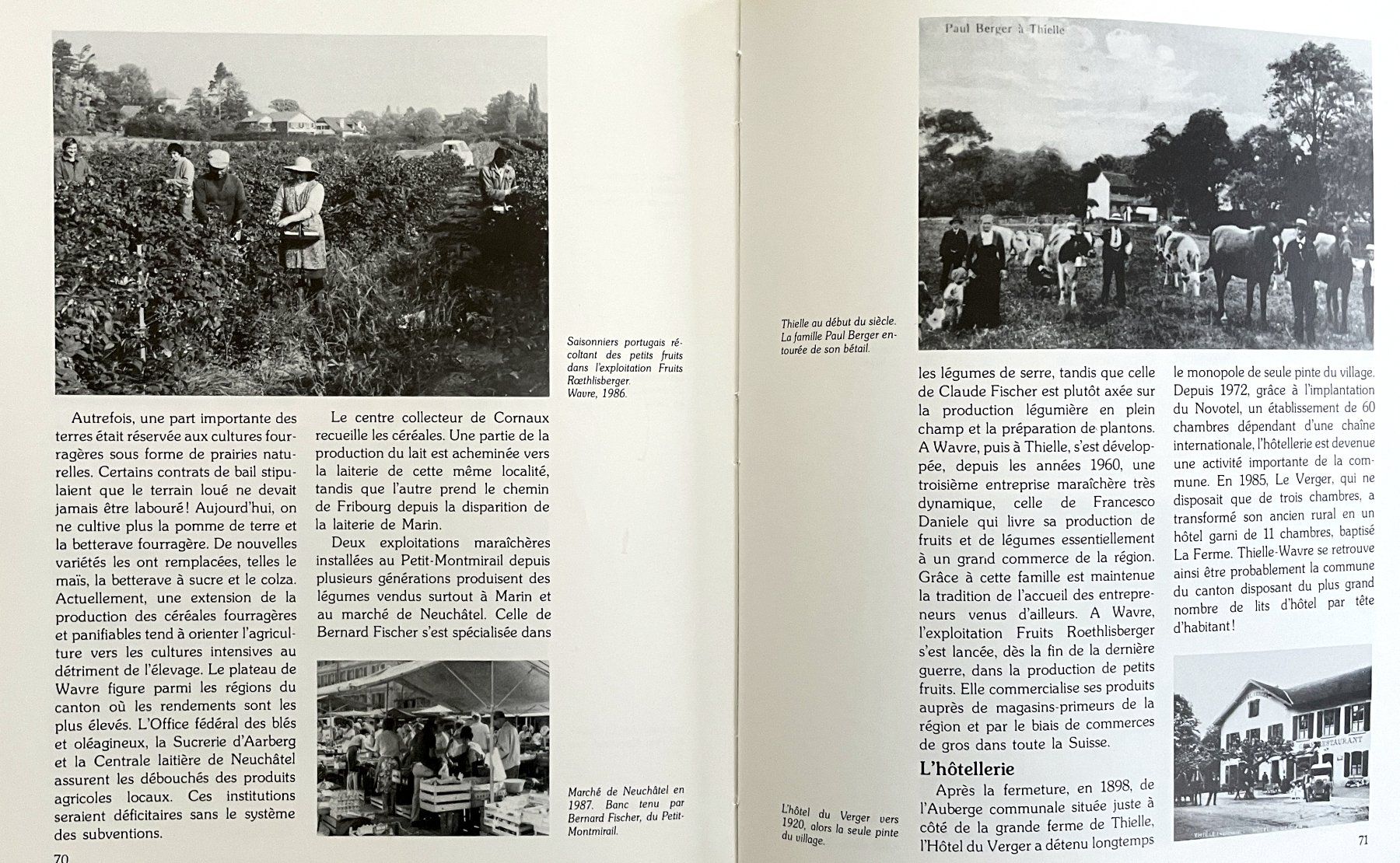 Bücher: Thielle-Wavre - Histoire de la Commune – Gebraucht aus Savagnier von Ne2065 2