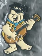 Plaketten & Abzeichen: Cooler Fred Feuerstein🎸– Pin – Neu (gemäss Beschreibung) aus Zürich von t24_de