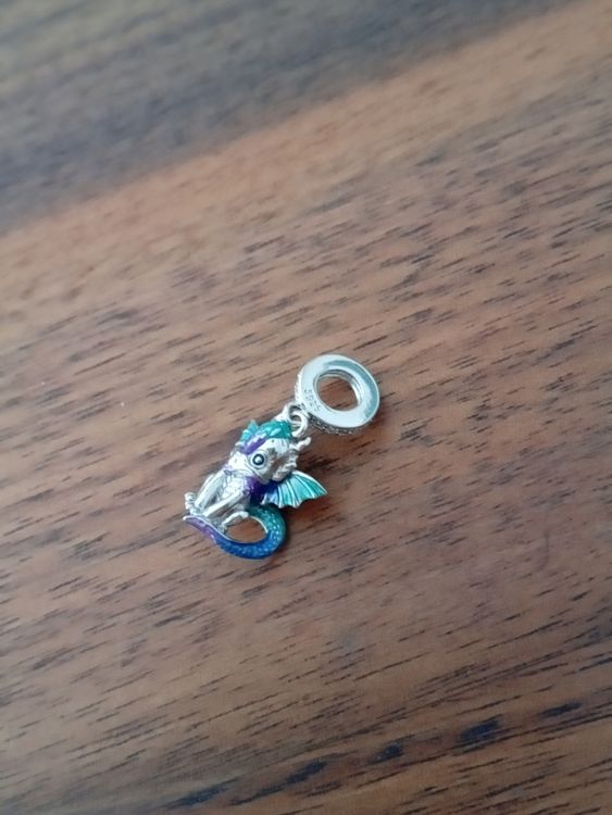 Phönix Charm Anhänger Aus 925 Sterlingsilber – Tiermotiv Drache, Für Damen Armband, Echtsilber Schmuck