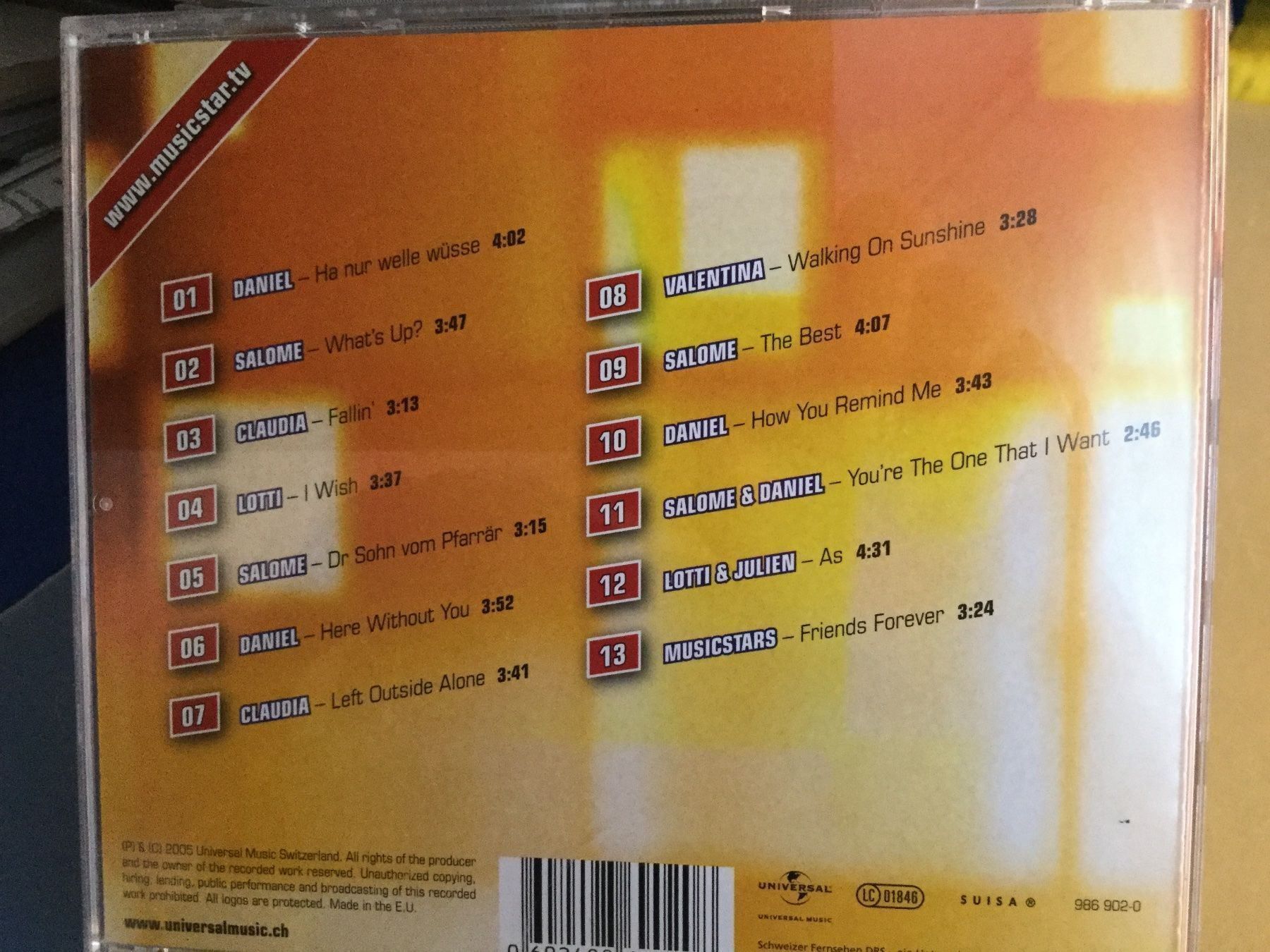 CDs: music star 2005 – Gebraucht aus Thierachern von sweden08 1